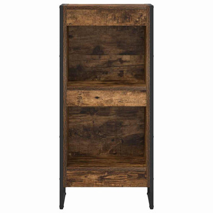Book Cabinet Smoke Oak 40 x 30 x 86.5 cm Engineered Wood