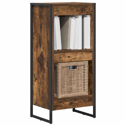 Book Cabinet Smoke Oak 40 x 30 x 86.5 cm Engineered Wood