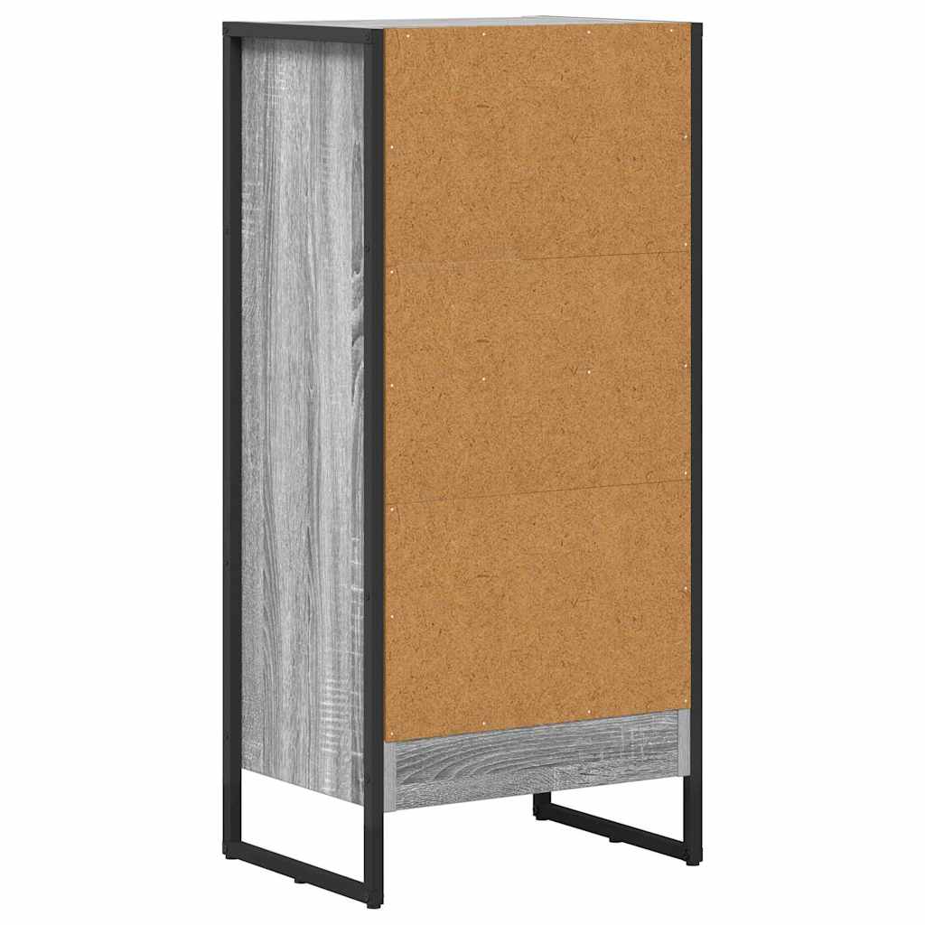 Book Cabinet Grey Sonoma 40 x 30 x 86.5 cm Engineered Wood