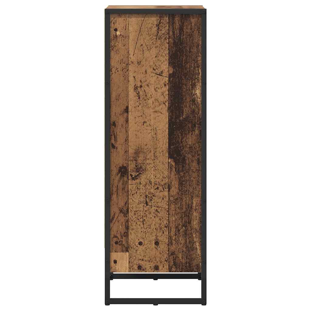 Book Cabinet Old Wood 40 x 30 x 86.5 cm Engineered Wood
