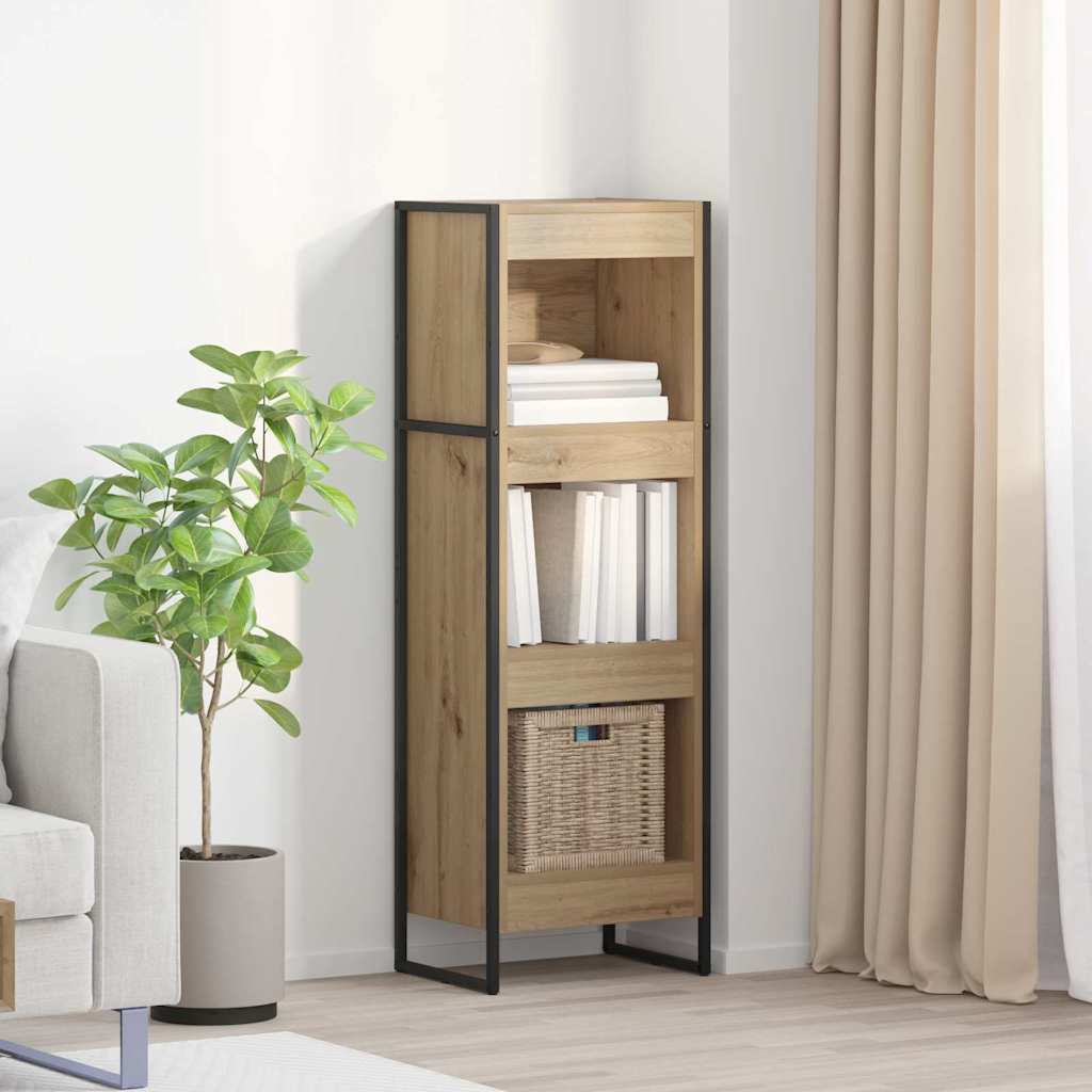 Book Cabinet 40 x 30 x 121 cm Engineered Wood Artisian Oak