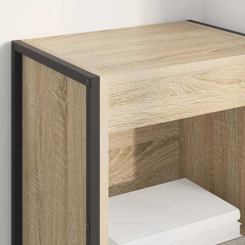 Book Cabinet Sonoma 40 x 30 x 155 cm Engineered Wood