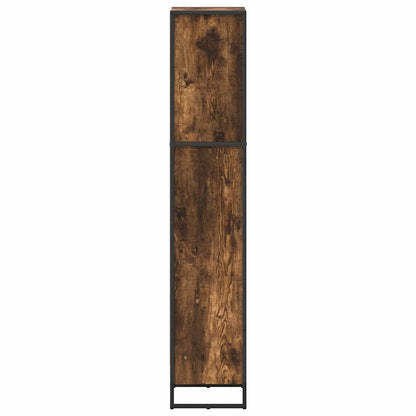 Book Cabinet Smoke Oak 40 x 30 x 155 cm Engineered Wood
