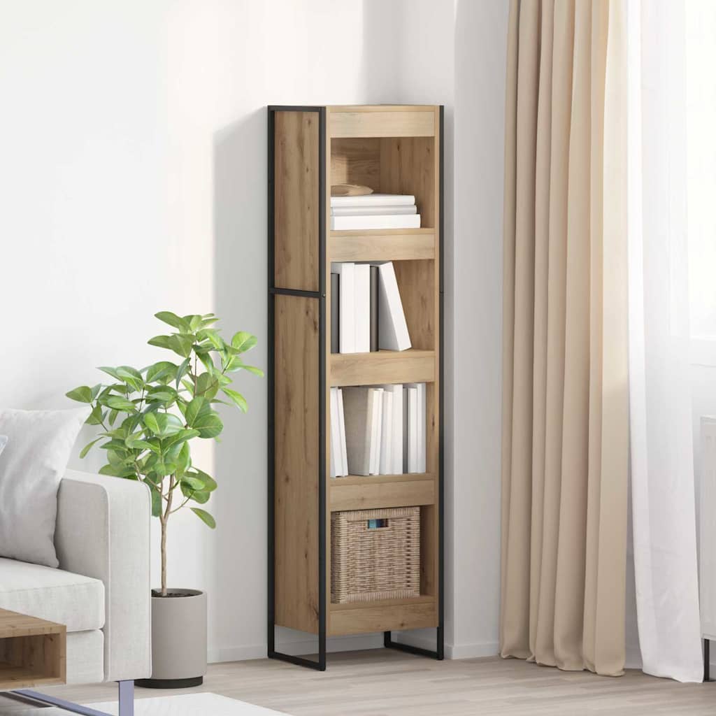 Book Cabinet 40 x 30 x 155 cm Engineered Wood Artisian Oak