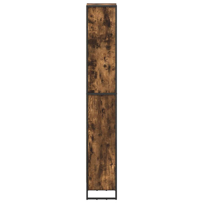 Book Cabinet Smoke Oak 40 x 30 x 189.5 cm Engineered Wood