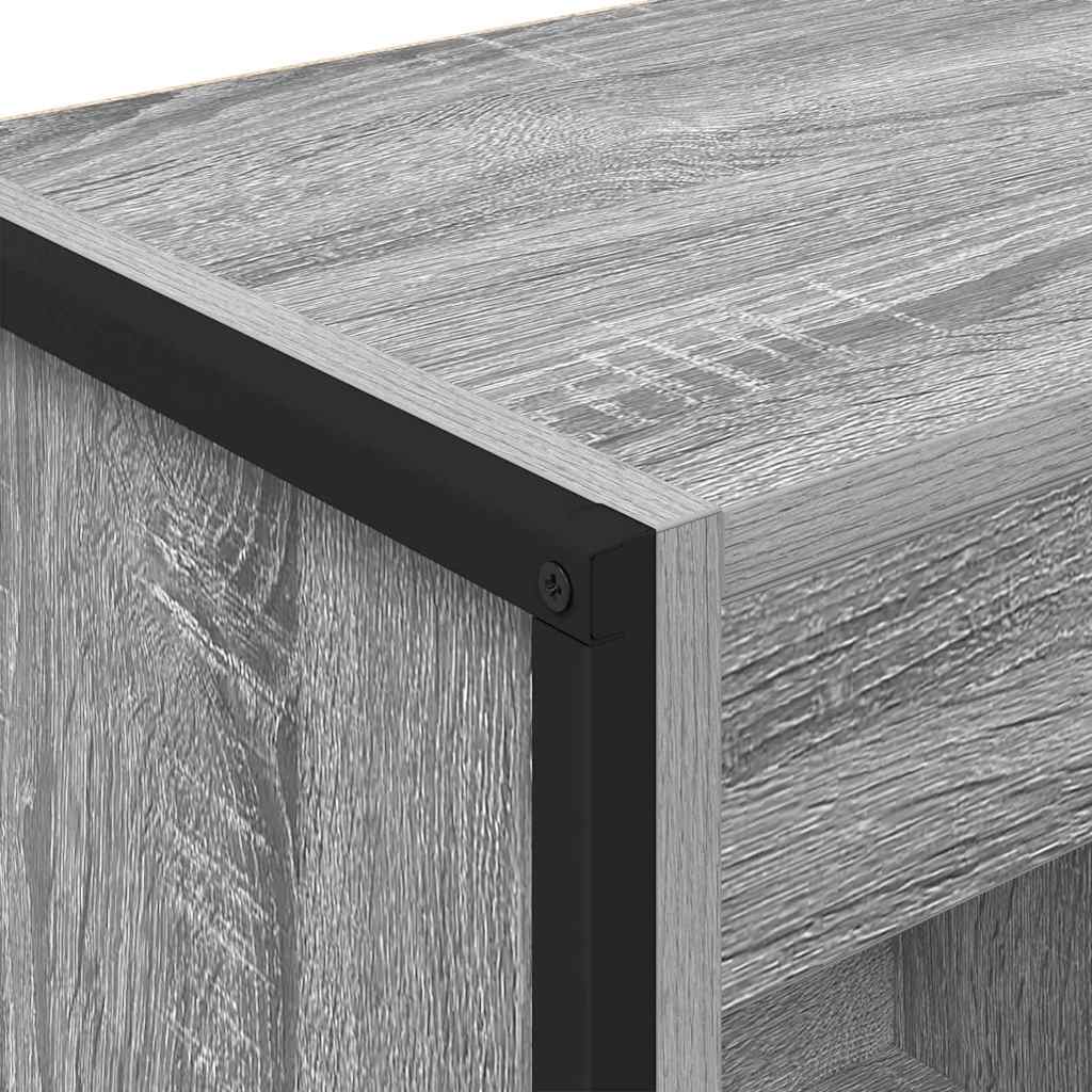Book Cabinet Grey Sonoma 40 x 30 x 189.5 cm Engineered Wood