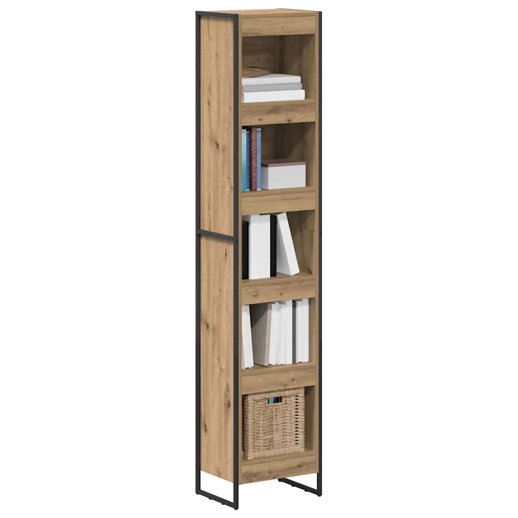 Book Cabinet 40 x 30 x 189.5 cm Engineered Wood Artisian Oak