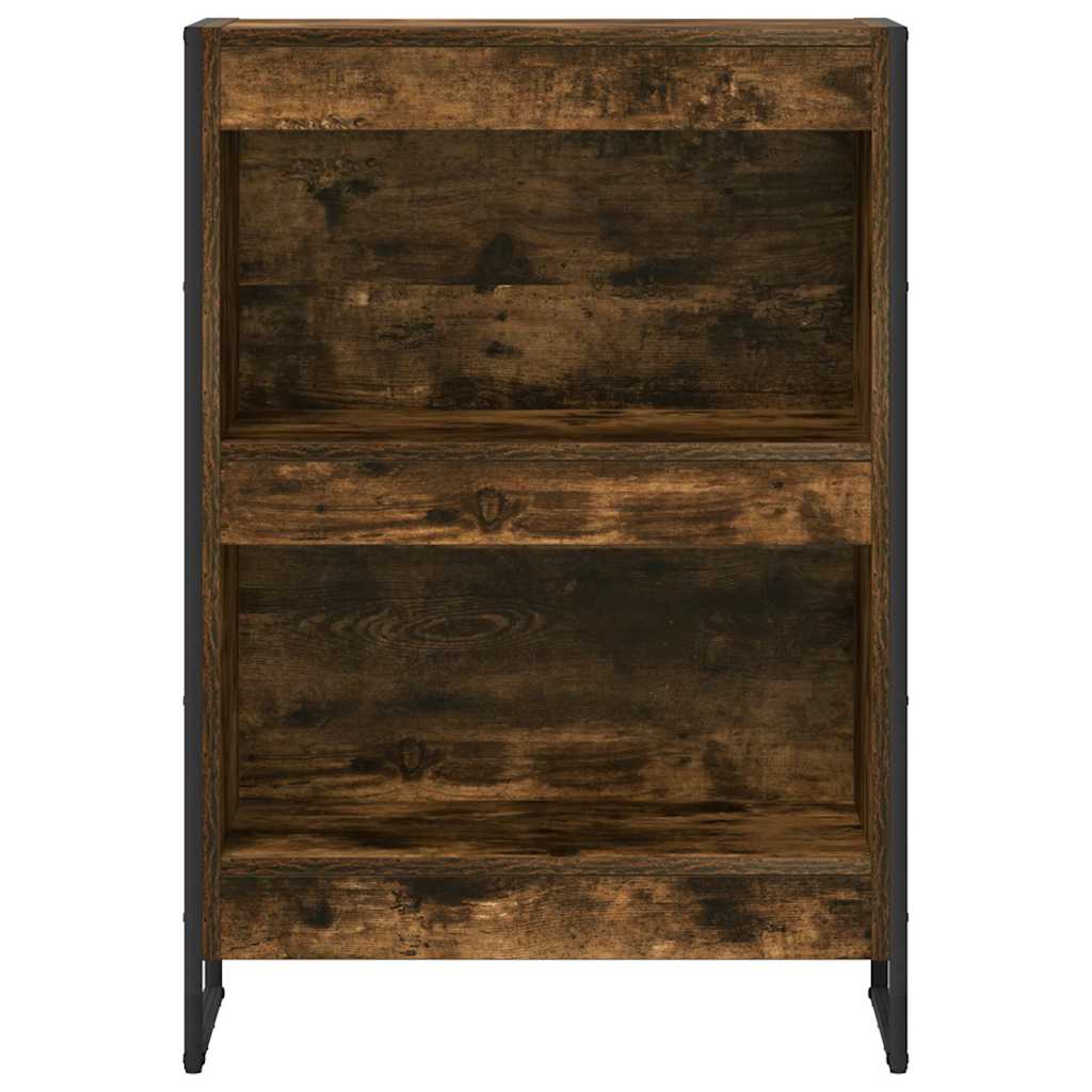 Book Cabinet Smoke Oak 60 x 30 x 86.5 cm Engineered Wood