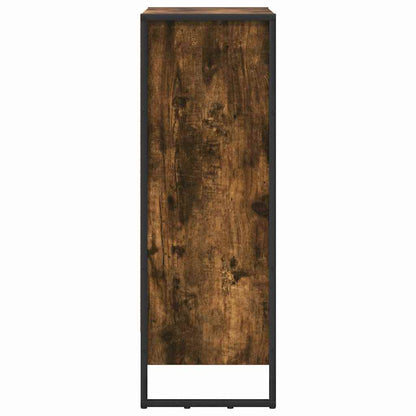 Book Cabinet Smoke Oak 60 x 30 x 86.5 cm Engineered Wood