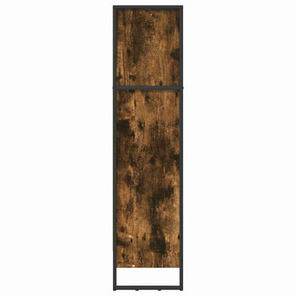 Book Cabinet Smoke Oak 60 x 30 x 121 cm Engineered Wood