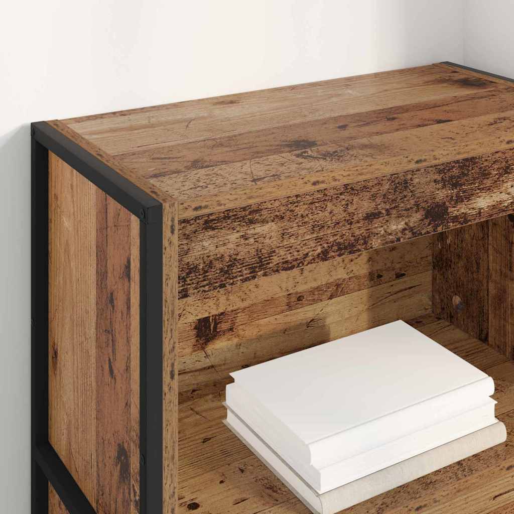 Book Cabinet Old Wood 60 x 30 x 121 cm Engineered Wood