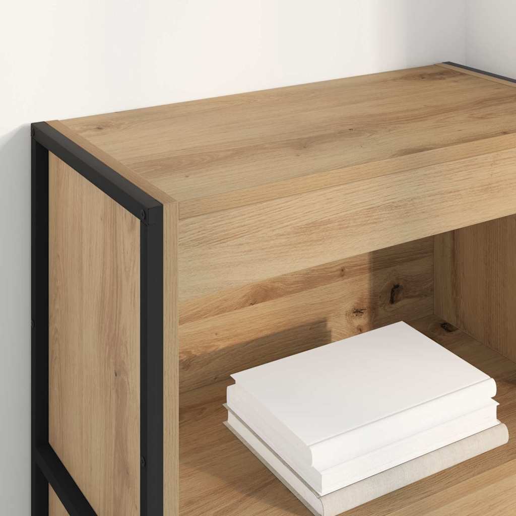 Book Cabinet 60 x 30 x 121 cm Engineered Wood Artisian Oak