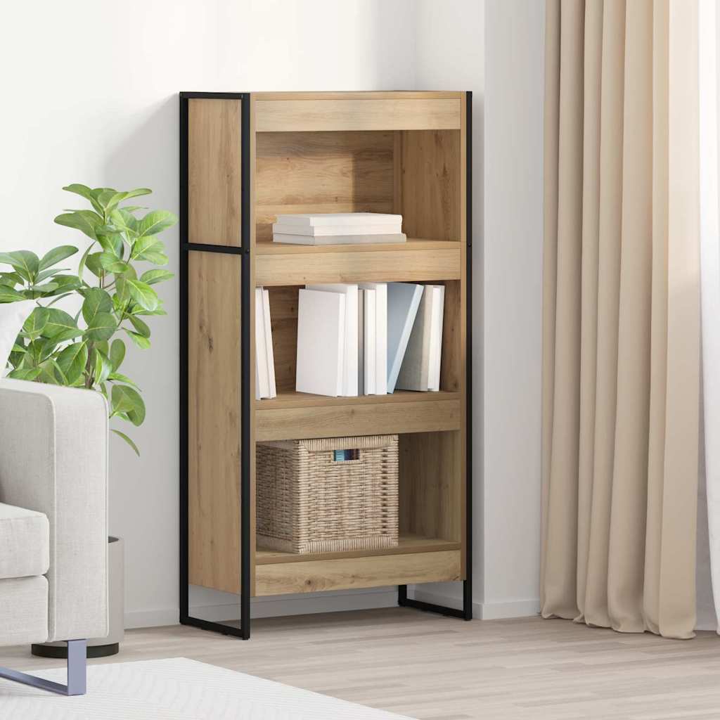Book Cabinet 60 x 30 x 121 cm Engineered Wood Artisian Oak