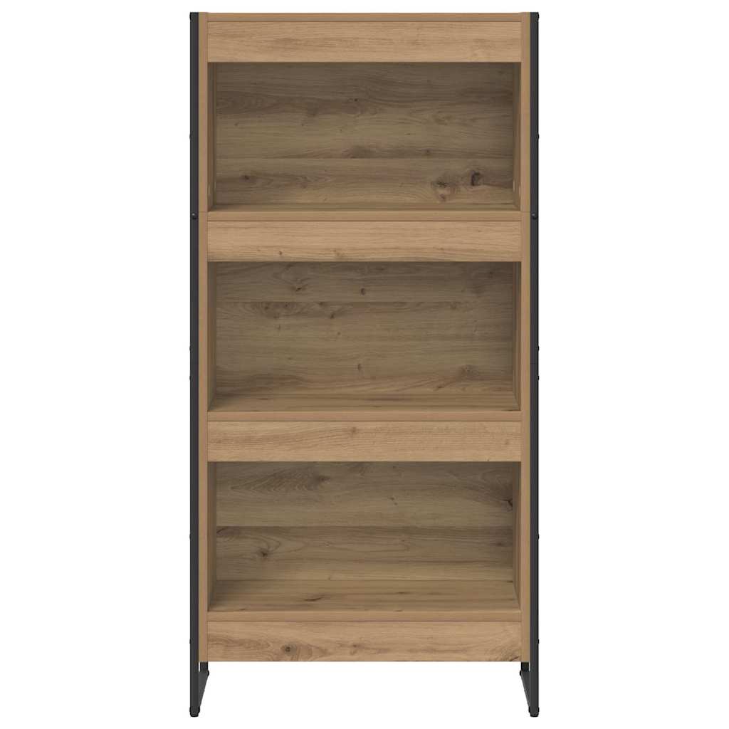 Book Cabinet 60 x 30 x 121 cm Engineered Wood Artisian Oak