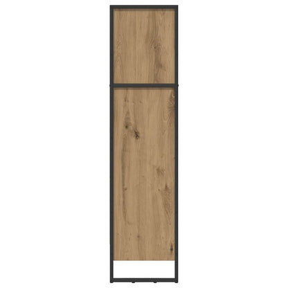 Book Cabinet 60 x 30 x 121 cm Engineered Wood Artisian Oak