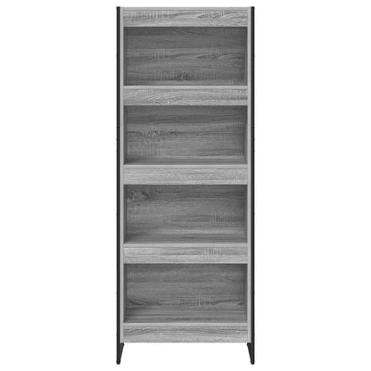 Book Cabinet Grey Sonoma 60 x 30 x 155 cm Engineered Wood