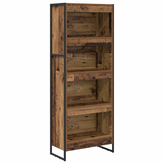 Book Cabinet 60 x 30 x 155 cm Engineered Wood Old Wood