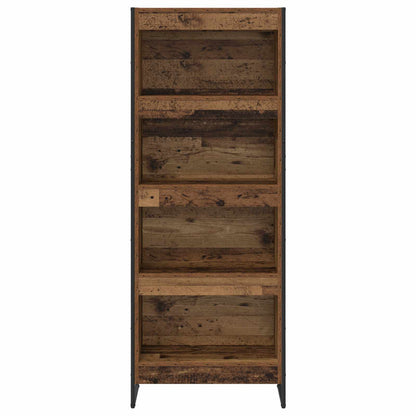 Book Cabinet Old Wood 60 x 30 x 155 cm Engineered Wood