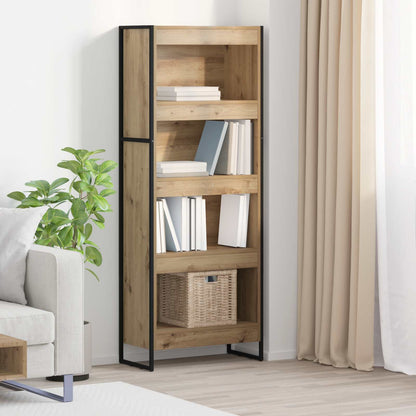 Book Cabinet 60 x 30 x 155 cm Engineered Wood Artisian Oak