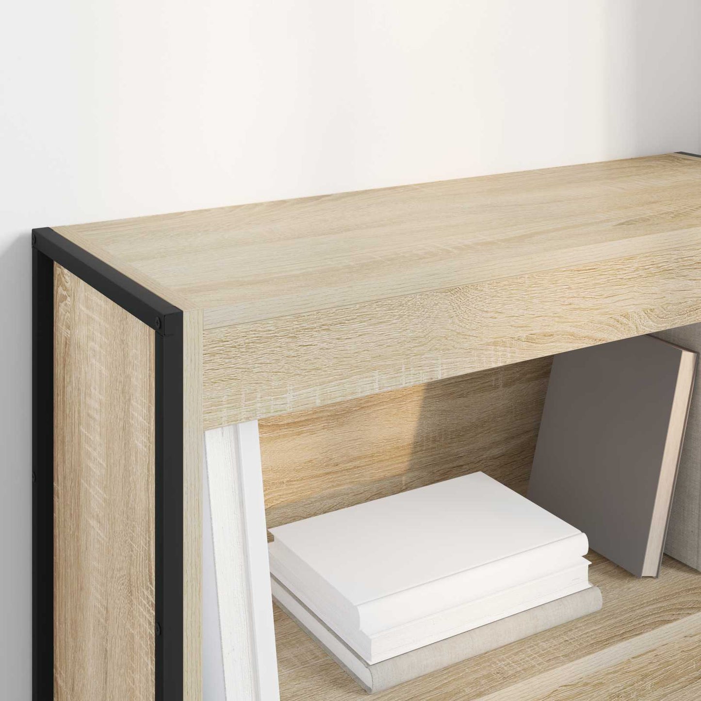 Book Cabinet Sonoma 80 x 30 x 86.5 cm Engineered Wood