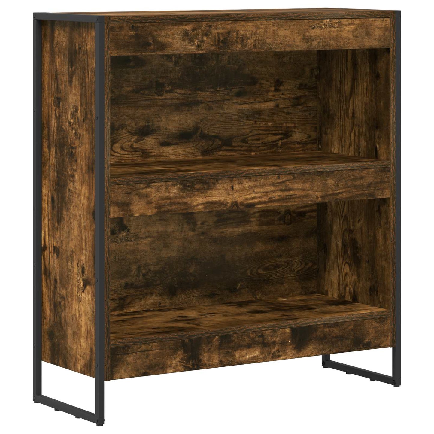 Book Cabinet Smoke Oak 80 x 30 x 86.5 cm Engineered Wood
