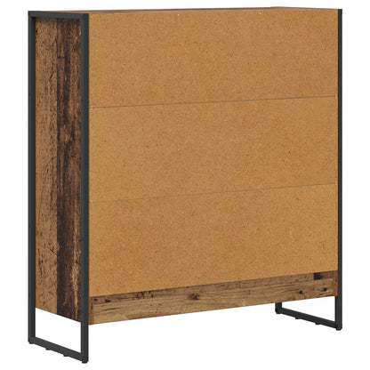 Book Cabinet Old Wood 80 x 30 x 86.5 cm Engineered Wood