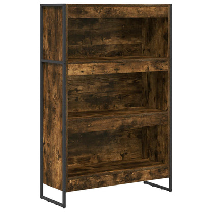 Book Cabinet Smoke Oak 80 x 30 x 121 cm Engineered Wood