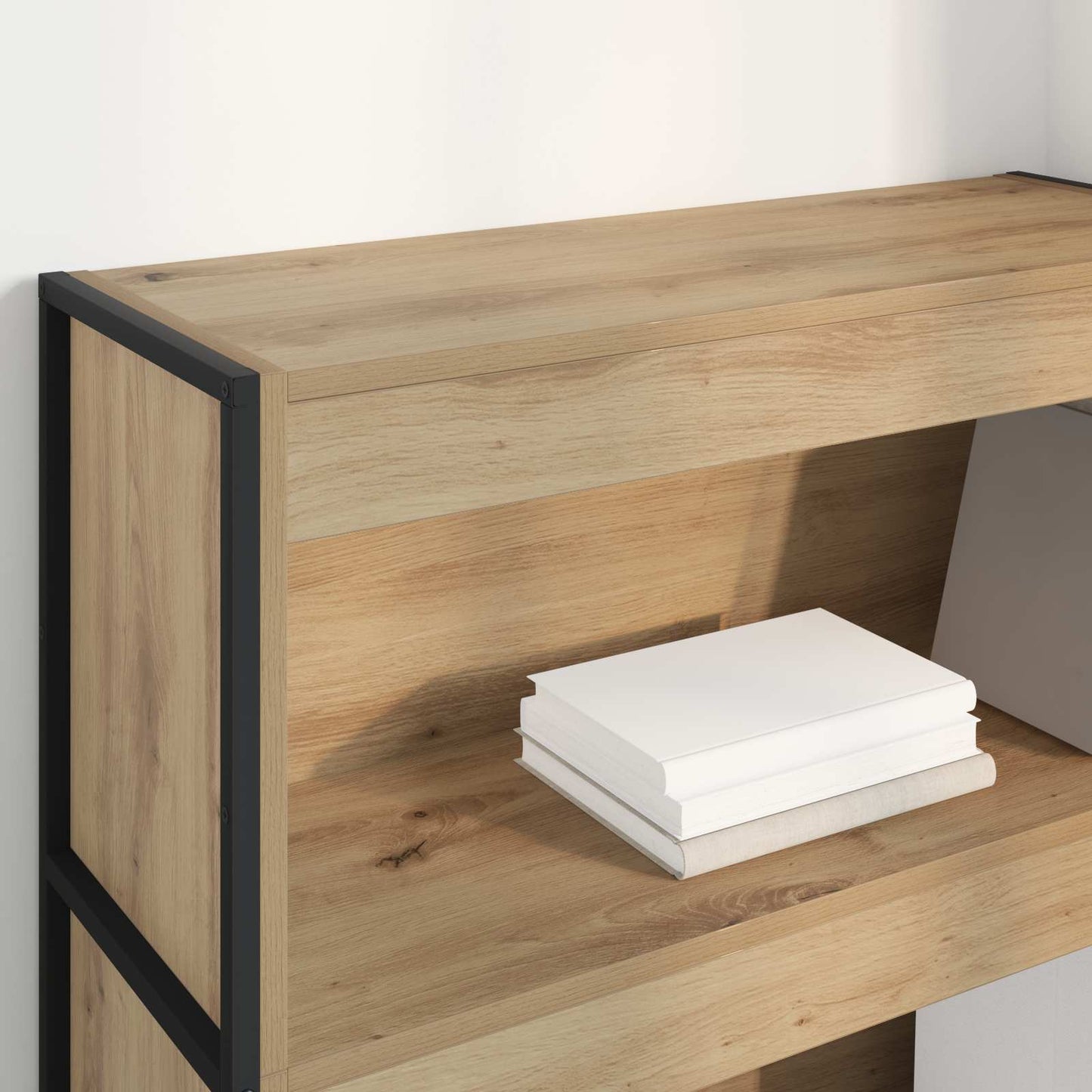 Book Cabinet 80 x 30 x 121 cm Engineered Wood Artisian Oak