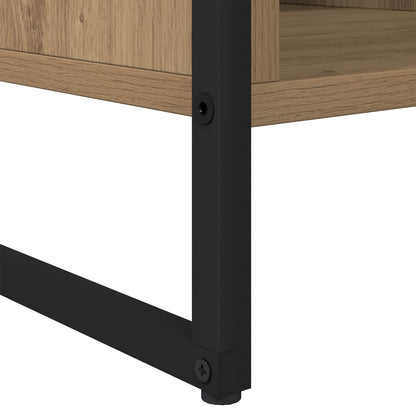 Coffee Table Artisian Oak 80 x 50 x 40 cm Engineered Wood