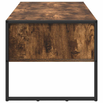 Coffee Table Smoke Oak 100 x 46 x 40 cm Engineered Wood
