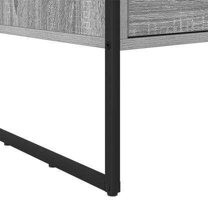Coffee Table Grey Sonoma 100 x 46 x 40 cm Engineered Wood