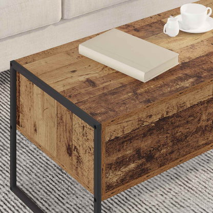 Coffee Table Old Wood 100 x 46 x 40 cm Engineered Wood