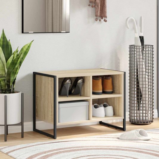 Shoe Cabinet 60 x 35 x 44 cm Engineered Wood Sonoma