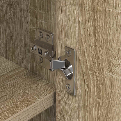 Shoe Cabinet with Door Sonoma 79 x 36 x 100 cm Engineered Wood