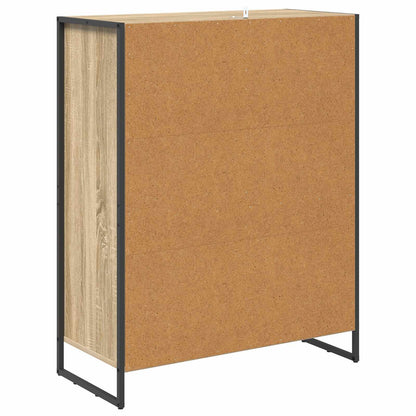 Shoe Cabinet with Door Sonoma 79 x 36 x 100 cm Engineered Wood