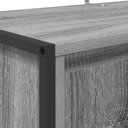 Shoe Cabinet Grey Sonoma 79 x 36 x 100 cm Engineered Wood