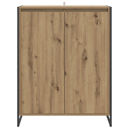 Shoe Cabinet Artisian Oak 79 x 36 x 100 cm Engineered Wood
