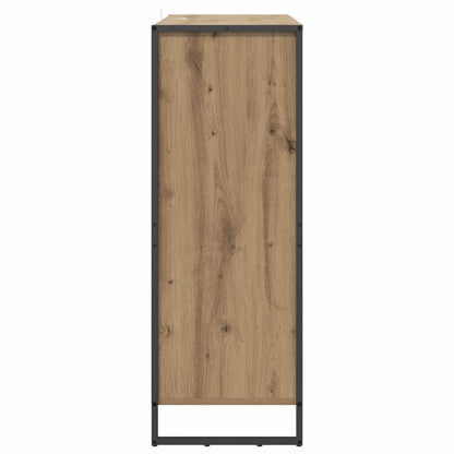 Shoe Cabinet Artisian Oak 79 x 36 x 100 cm Engineered Wood