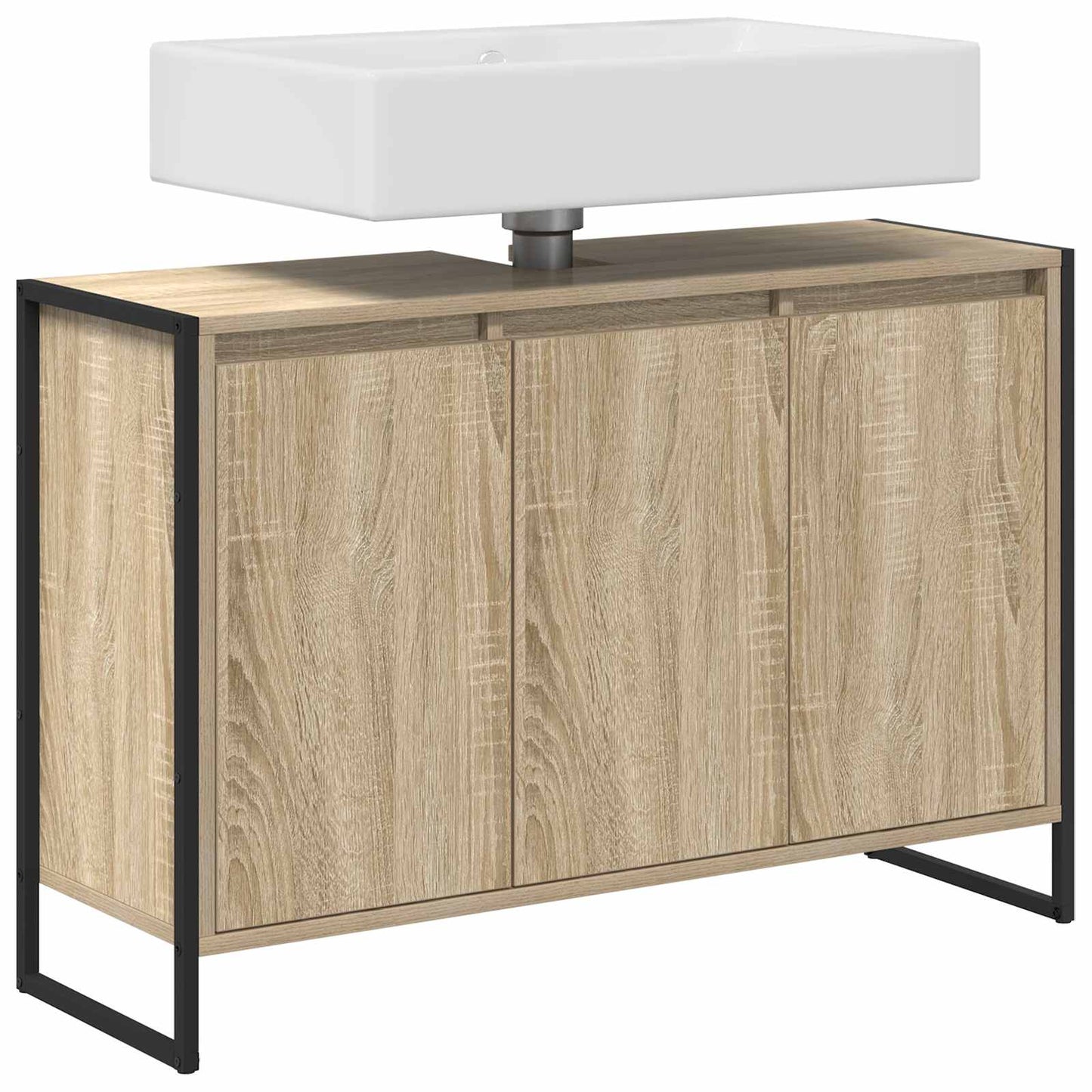 Bathroom Cabinet Sonoma 90 x 30 x 60 cm Engineered Wood