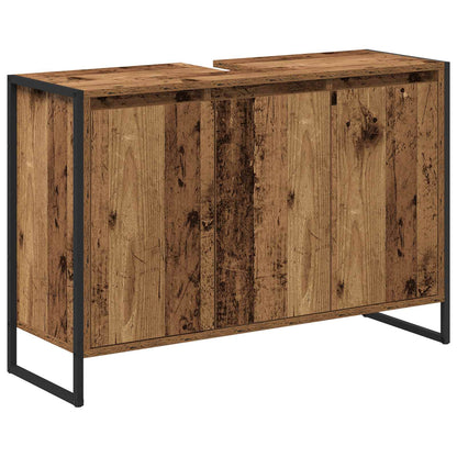 Bathroom Cabinet Old Wood 90 x 30 x 60 cm Engineered Wood