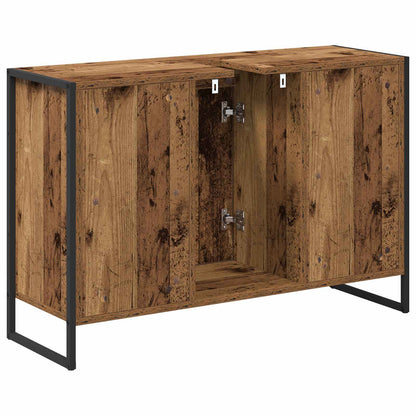 Bathroom Cabinet Old Wood 90 x 30 x 60 cm Engineered Wood
