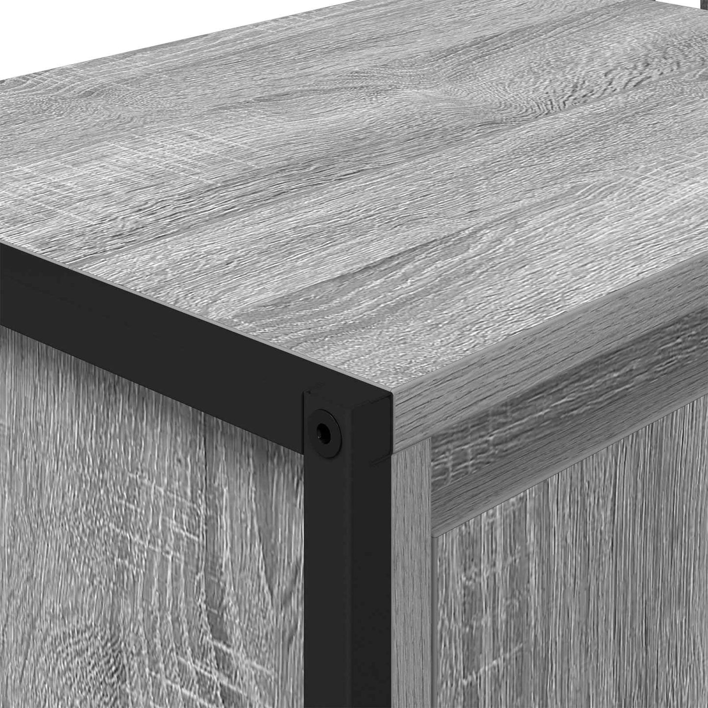 Bathroom Cabinet Grey Sonoma 60 x 30 x 60 cm Engineered Wood
