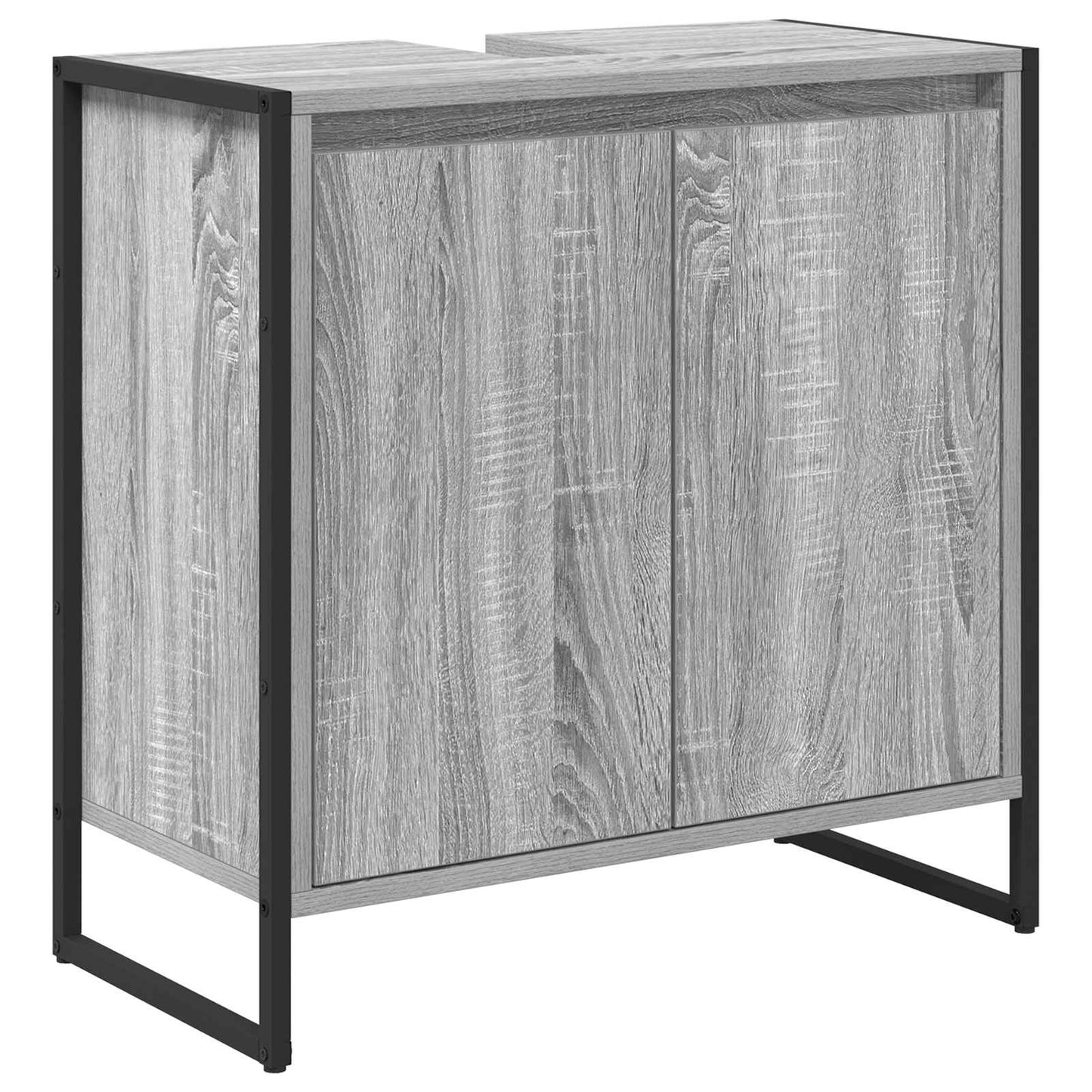 Bathroom Cabinet Grey Sonoma 60 x 30 x 60 cm Engineered Wood