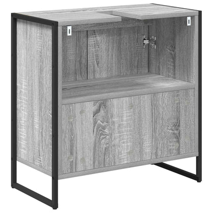Bathroom Cabinet Grey Sonoma 60 x 30 x 60 cm Engineered Wood