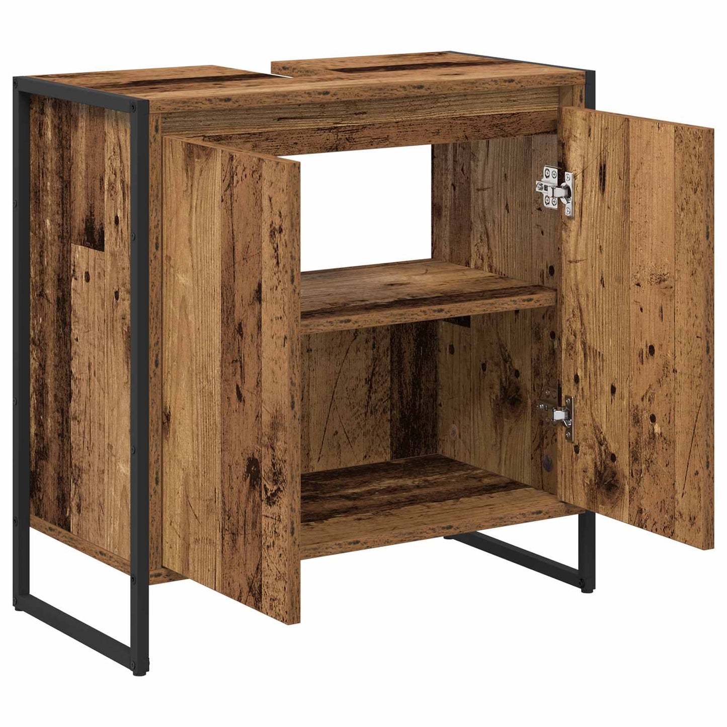 Bathroom Cabinet Old Wood 60 x 30 x 60 cm Engineered Wood
