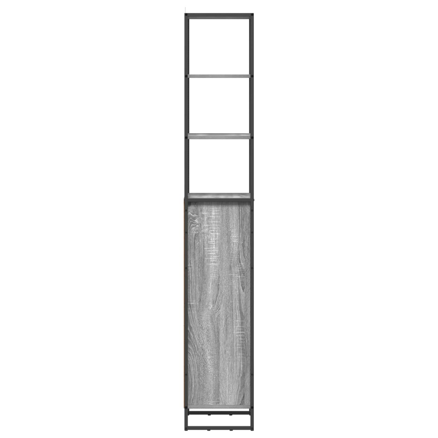 Bathroom Cabinet Grey Sonoma 40 x 30 x 180 cm Engineered Wood