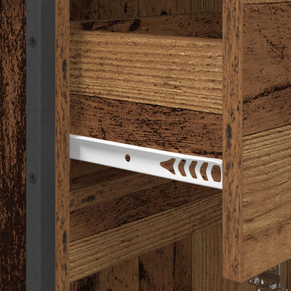 Bathroom Cabinet Old Wood 40 x 30 x 180 cm Engineered Wood