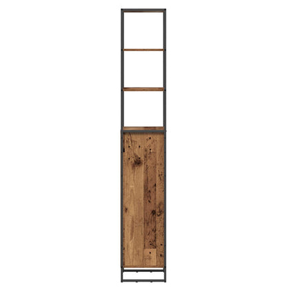 Bathroom Cabinet Old Wood 40 x 30 x 180 cm Engineered Wood