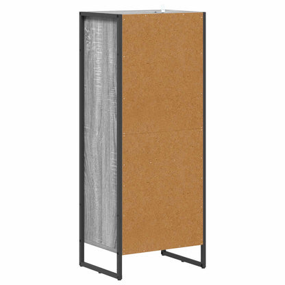 Bathroom Cabinet Grey Sonoma 40 x 30 x 100 cm Engineered Wood