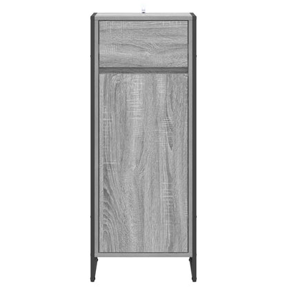 Bathroom Cabinet Grey Sonoma 40 x 30 x 100 cm Engineered Wood